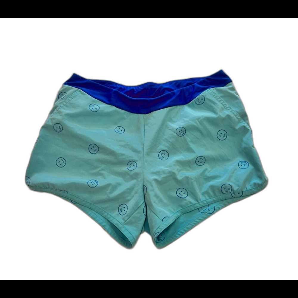 Lands' End Women's Swim Coverup Shorts - Blue and Teal